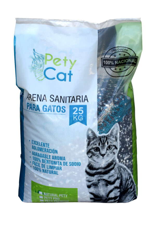 Bolsa valvulada para arena de gatos